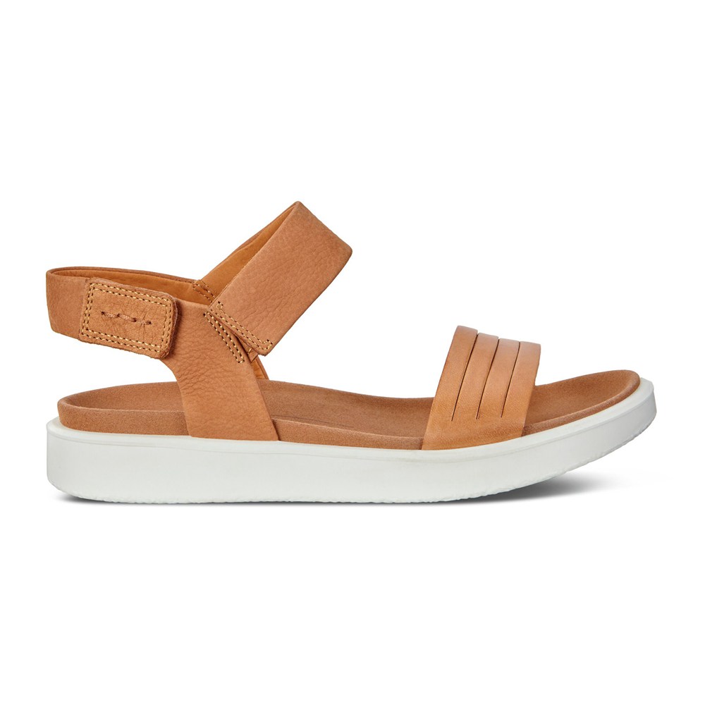 Sandalias Mujer - ECCO Flowt Flat - Marrom - TCU247839